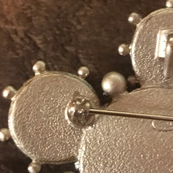 Chanel Brooch Gripoix Tweed Ship Nautical 2005 Byzantine - Picture 7 of 8